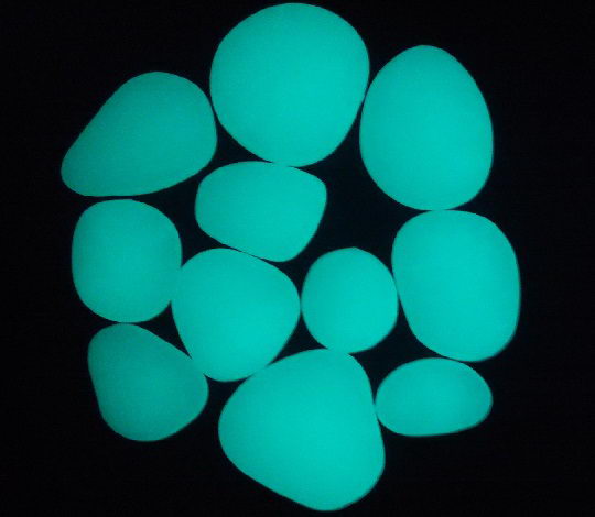 Blue Glow Pebble